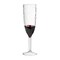 Crystal Disposable Plastic Champagne Flutes - 8 oz. (48 Glasses)